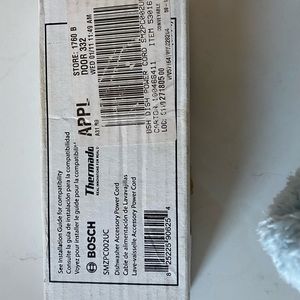 Bosch dishwasher power cord